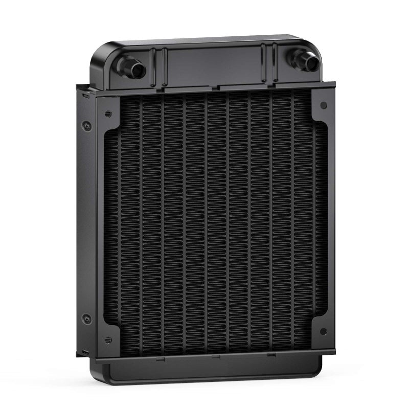 Clyxgs Water Cooling Radiator, 10 Pipe Aluminum Heat Exchanger Radiator for PC CPU Computer Water Cool System 120mm - Image 1